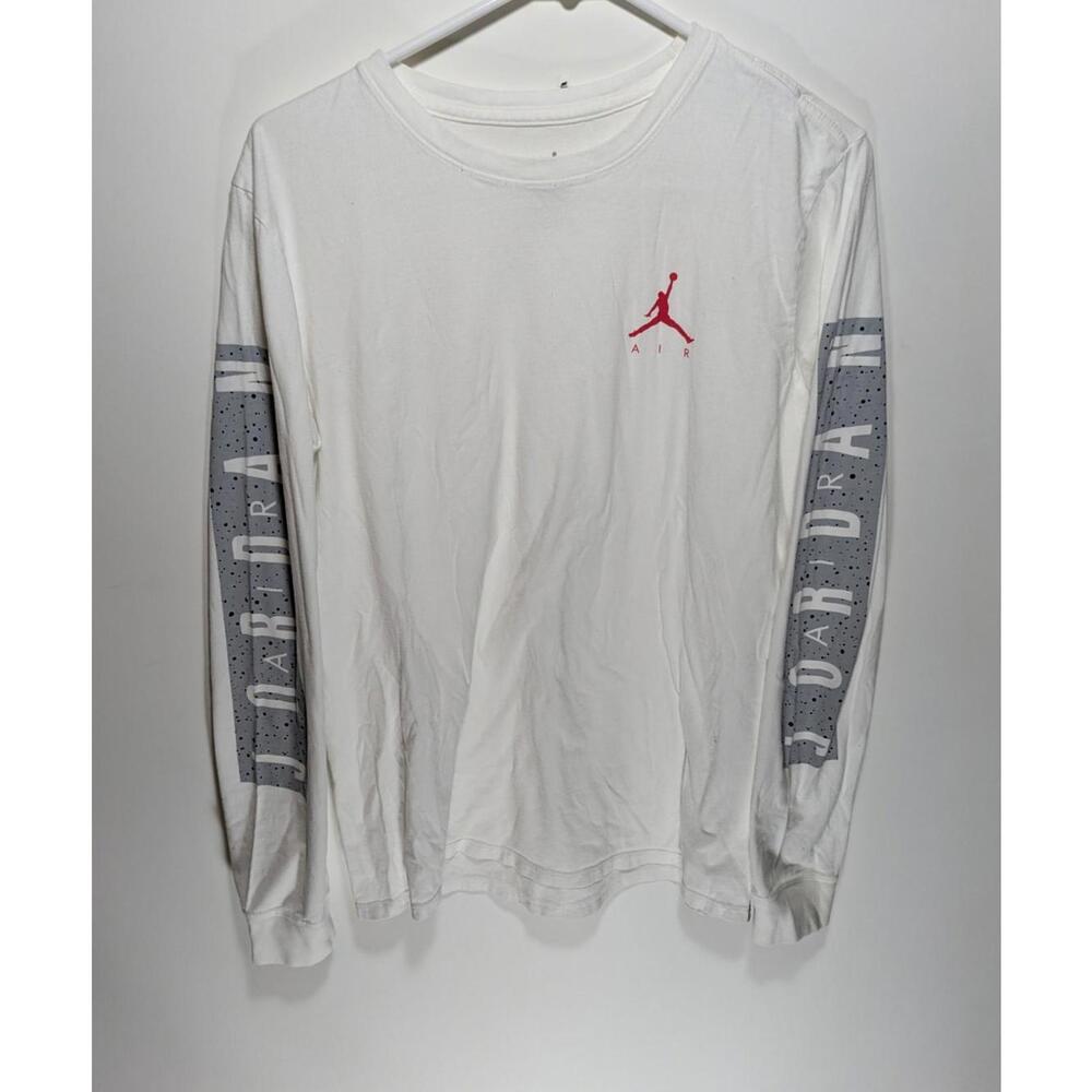 Mens Air Jordan Michael Jordan No. 23 Chicago Bulls Long Sleeve Shirt Size‎ M